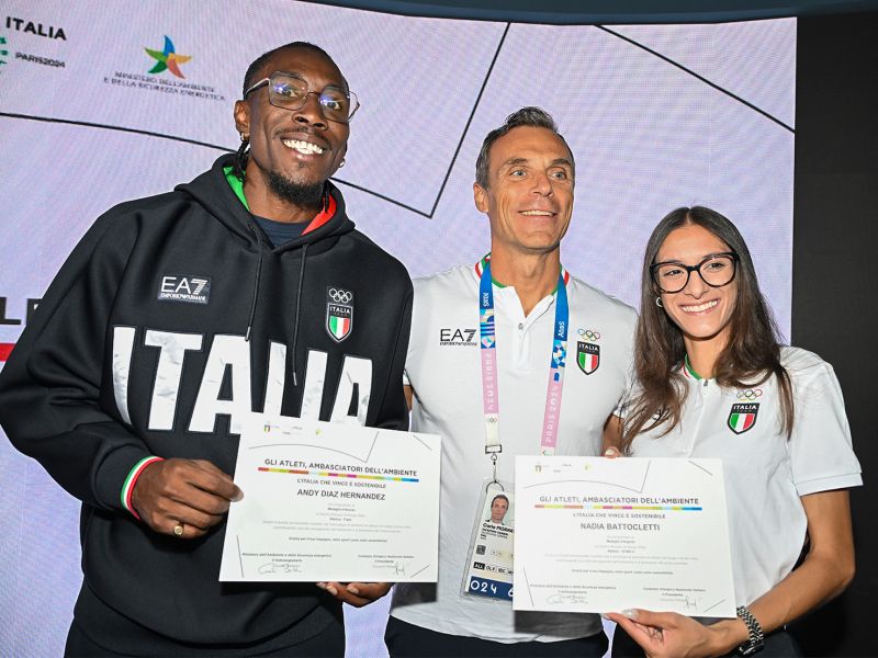 10 agosto: Battocletti, Diaz, Alessio, Farfalle, Malan, Viviani e Consonni a Casa Italia