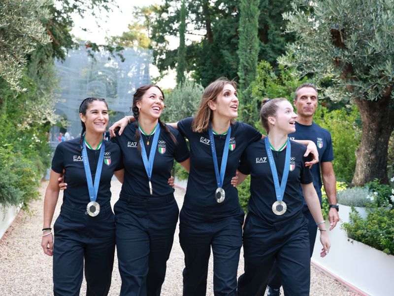 2 agosto: fiorettiste e doppio pesi leggeri azzurro a Casa Italia