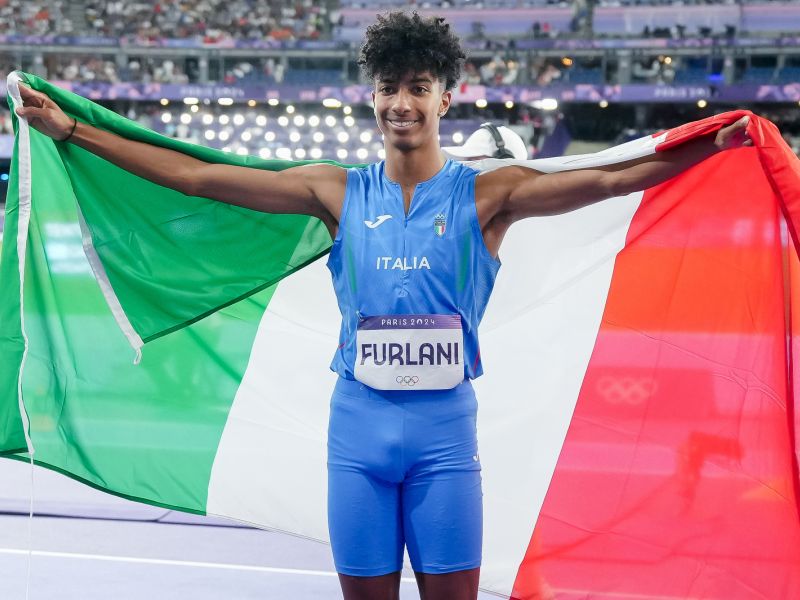 Athletics, Mattia Furlani jumps on the podium: bronze for the Italian in the long jump