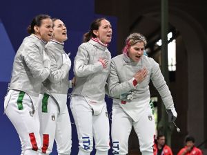 scherma sciabola femminile a squadre ph augusto bizzi agu