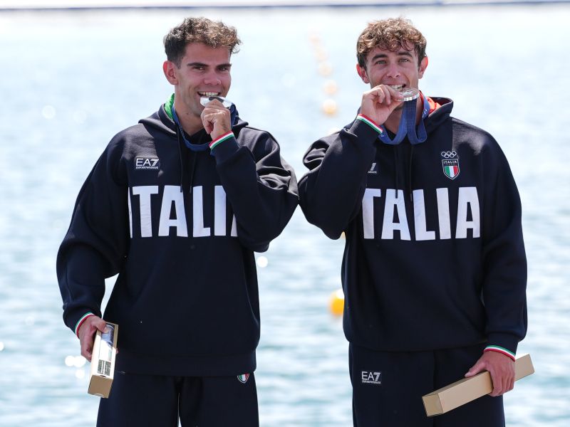 Canoe sprint, double 500m: Casadei and Tacchini's silver shines 