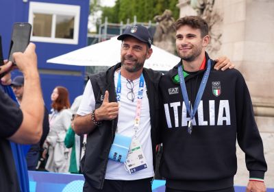 Cycling, silver medal for Filippo Ganna in the time trial