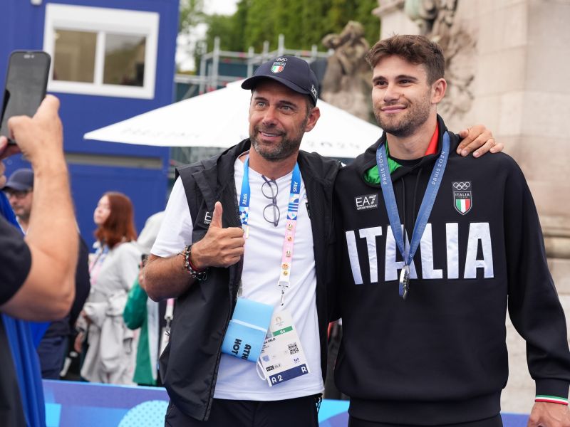 Cycling, silver medal for Filippo Ganna in the time trial