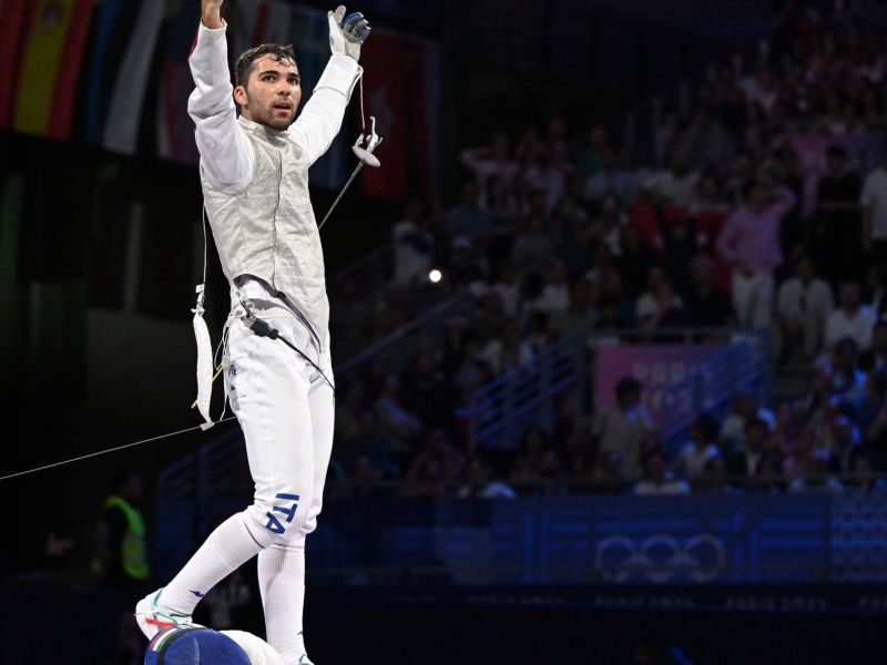 Fencing, silver medal for Filippo Macchi in the foil