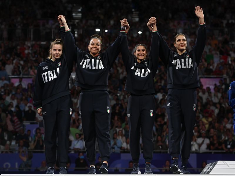 Fencing: silver medal for the Italian women's foil team