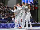 scherma fioretto femminile a squadre ph augusto bizzi agu
