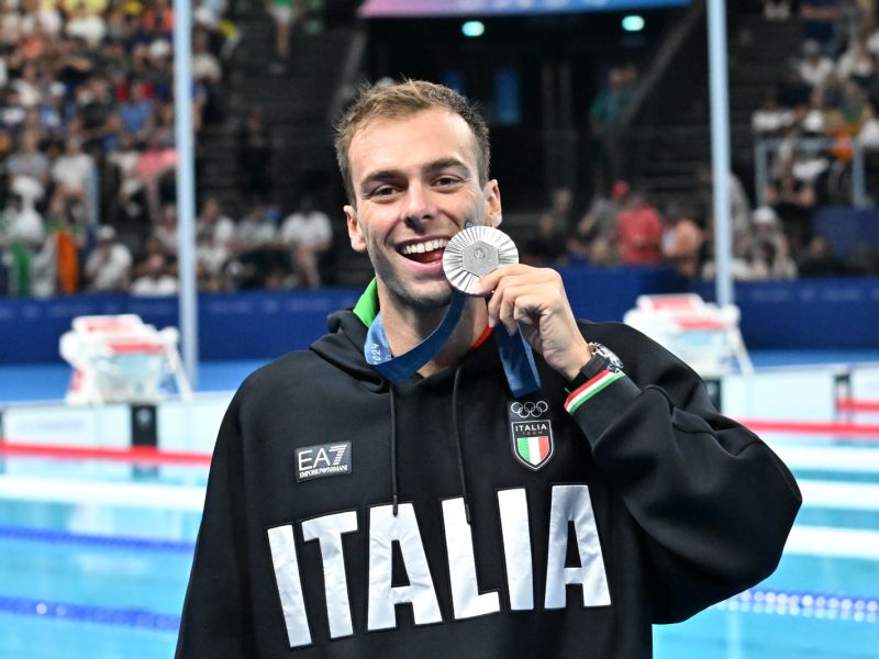 Nuoto, immenso Paltrinieri: medaglia d'argento nei 1500 stile libero