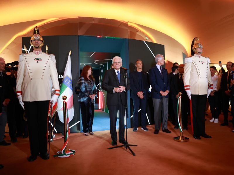 President of the Republic Sergio Mattarella inaugurates Casa Italia