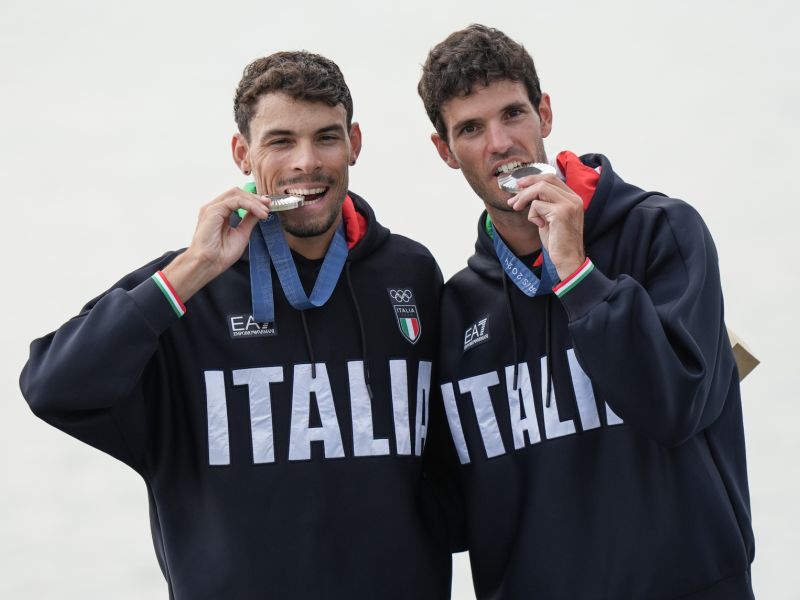 Rowing, lightweight men's double sculls: silver for Oppo and Soares