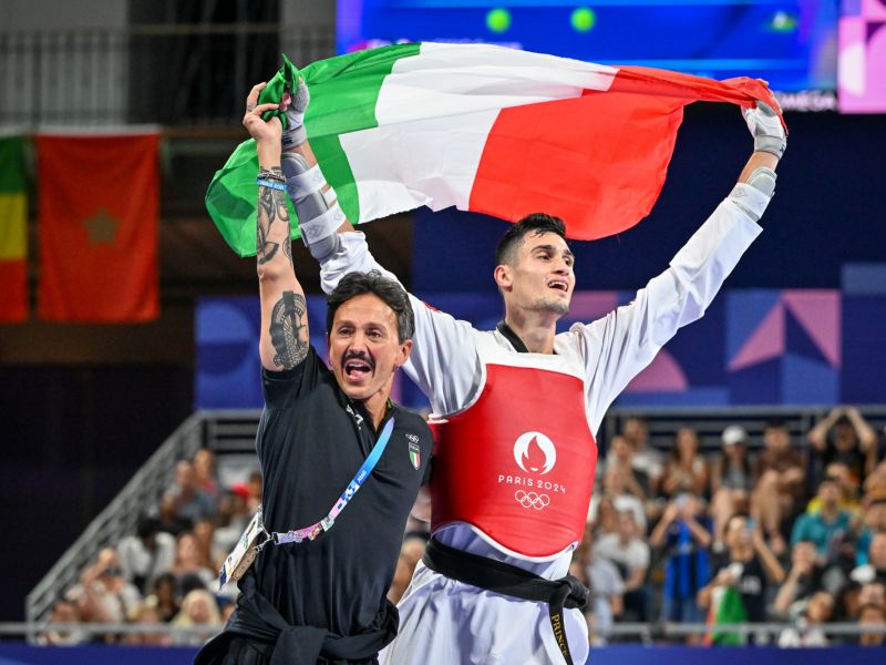 Taekwondo, -80kg: bronze medal for Simone Alessio