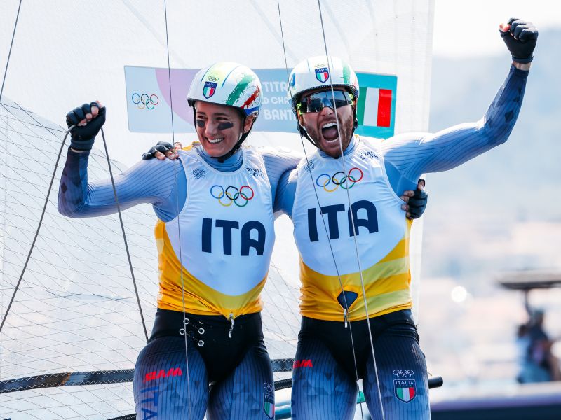 Vela, insuperabili Tita e Banti: gli azzurri si confermano campioni olimpici di Nacra 17