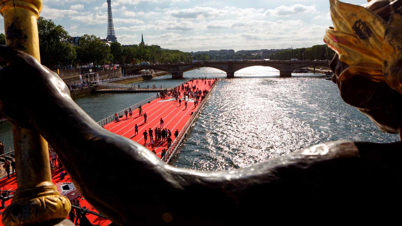 Paris 2024 unveils its triathlon courses through the heart of Paris