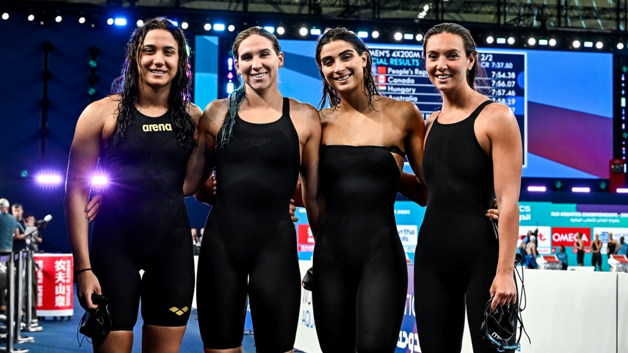 Doha World Championships: Italy's women's 4x200 freestyle relay team punches its ticket to Paris 2024