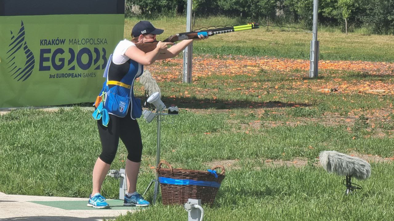 Shooting, skeet: Martina Bartolomei wins gold and secures a national place for Paris 2024