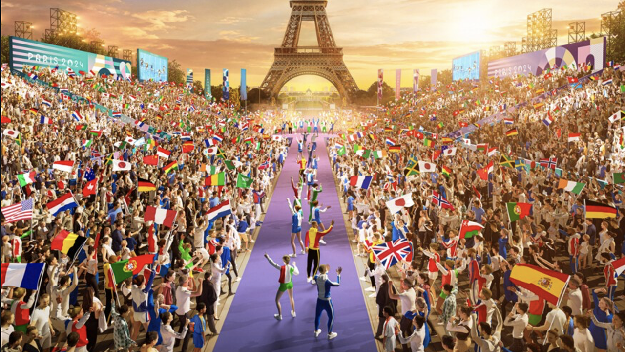 Celebrating the Olympic Games throughout France