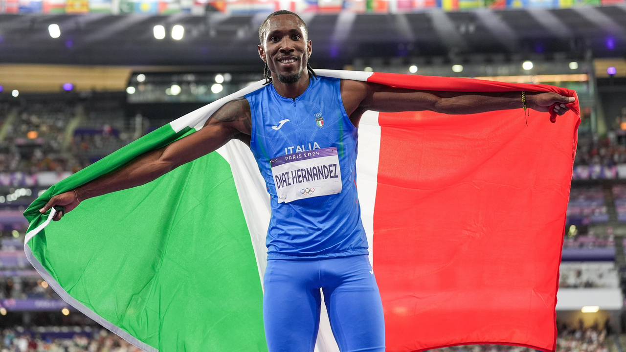 Andy Diaz shines with bronze in triple jump: a dream debut in Italian colours