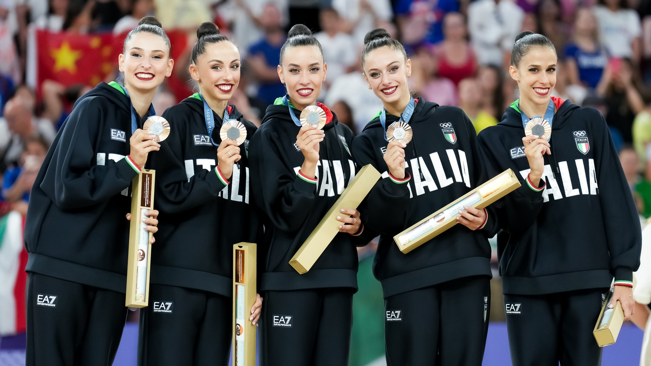 Italy’s Farfalle fly onto the Paris podium: bronze in the team all-around