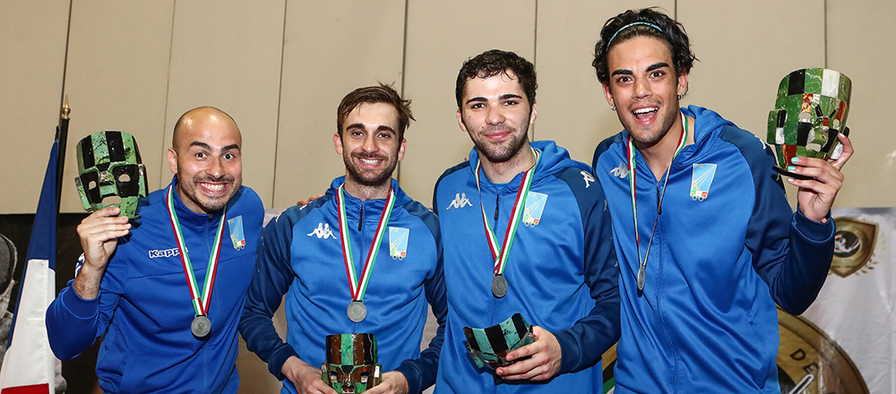 Acapulco, Mexico 5-7 May 2023Men’s Foil World CupIn photo: Italy SilverPhoto by Devin Manky / #BizziTeam 