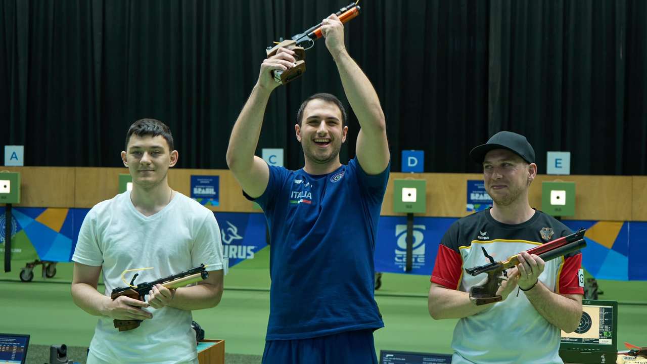 Pistola 10 metri: Federico Nilo Maldini vince il preolimpico di Rio de Janeiro e ottiene la carta per Parigi