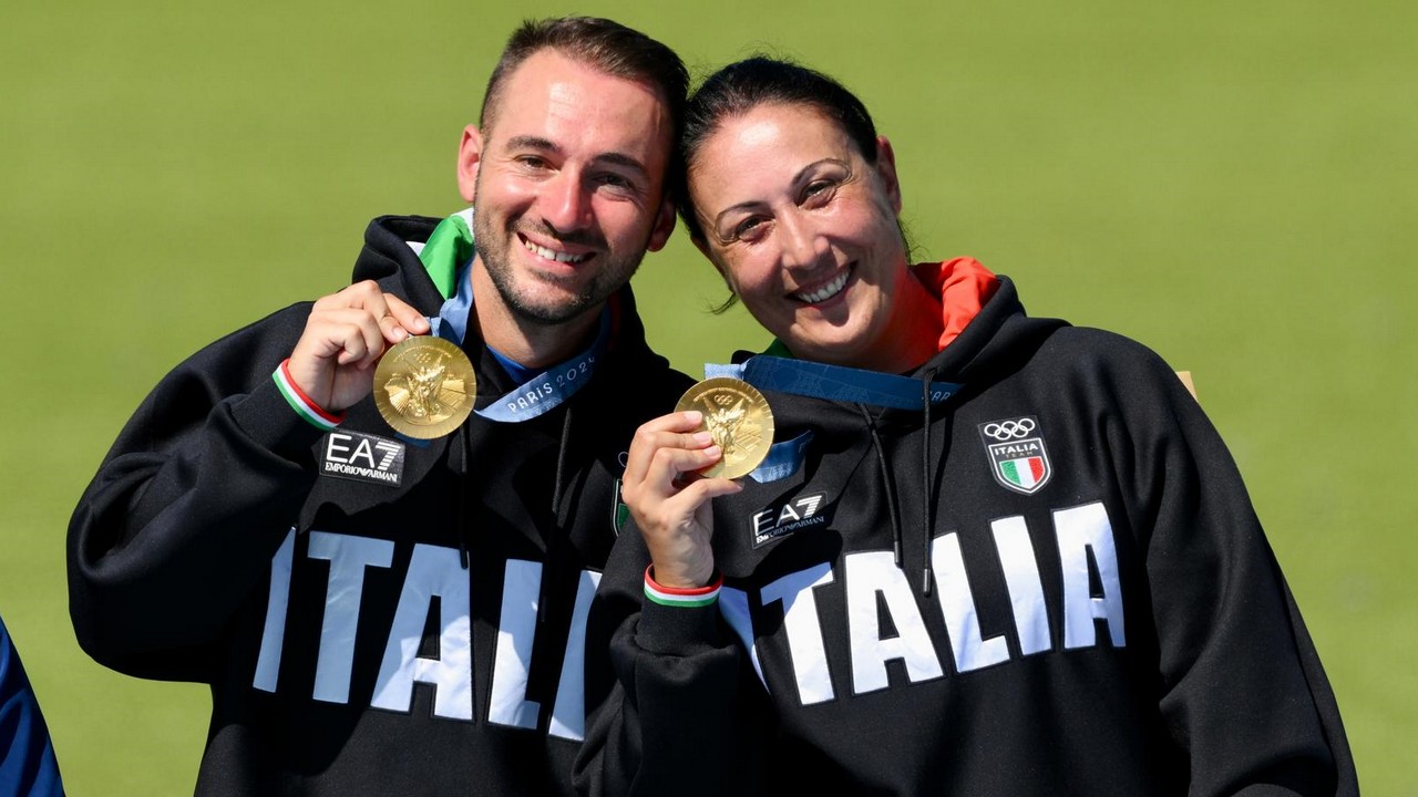 Skeet: Bacosi and Rossetti triumph in the mixed team event: Italy’s ninth gold medal at Paris 2024