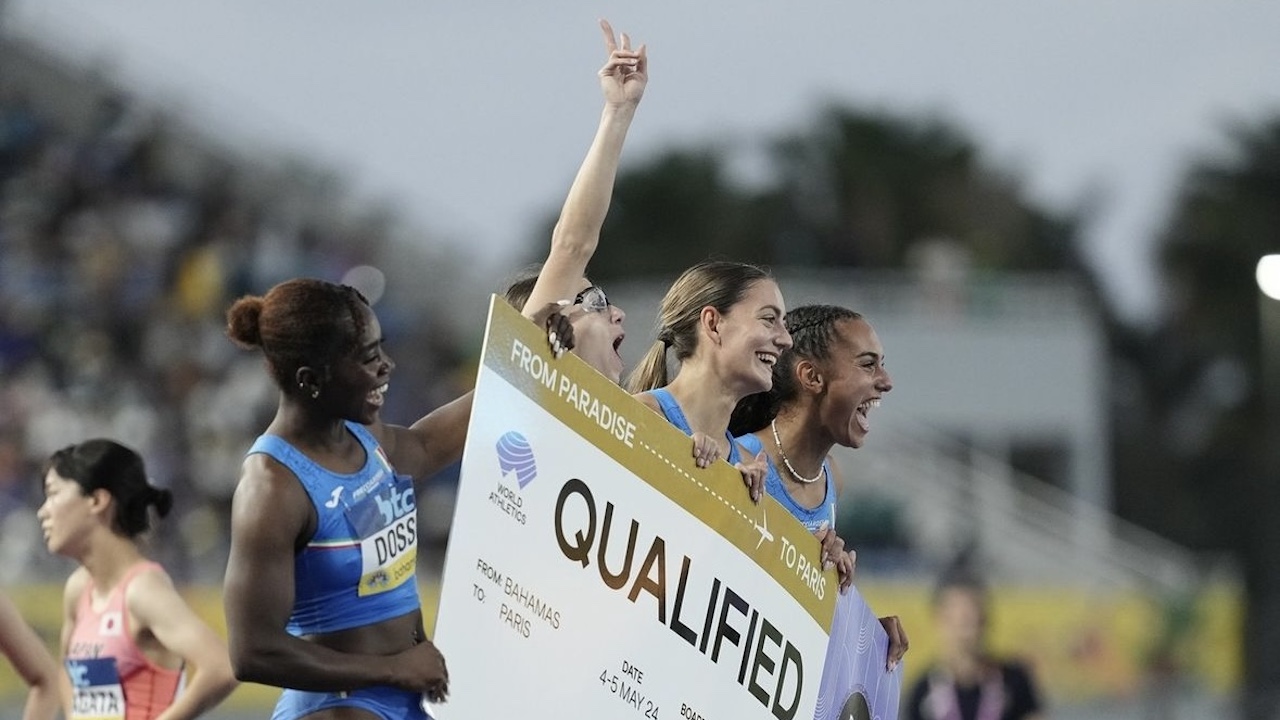 World Relays: anche la 4x100 femminile azzurra si qualifica a Parigi 2024