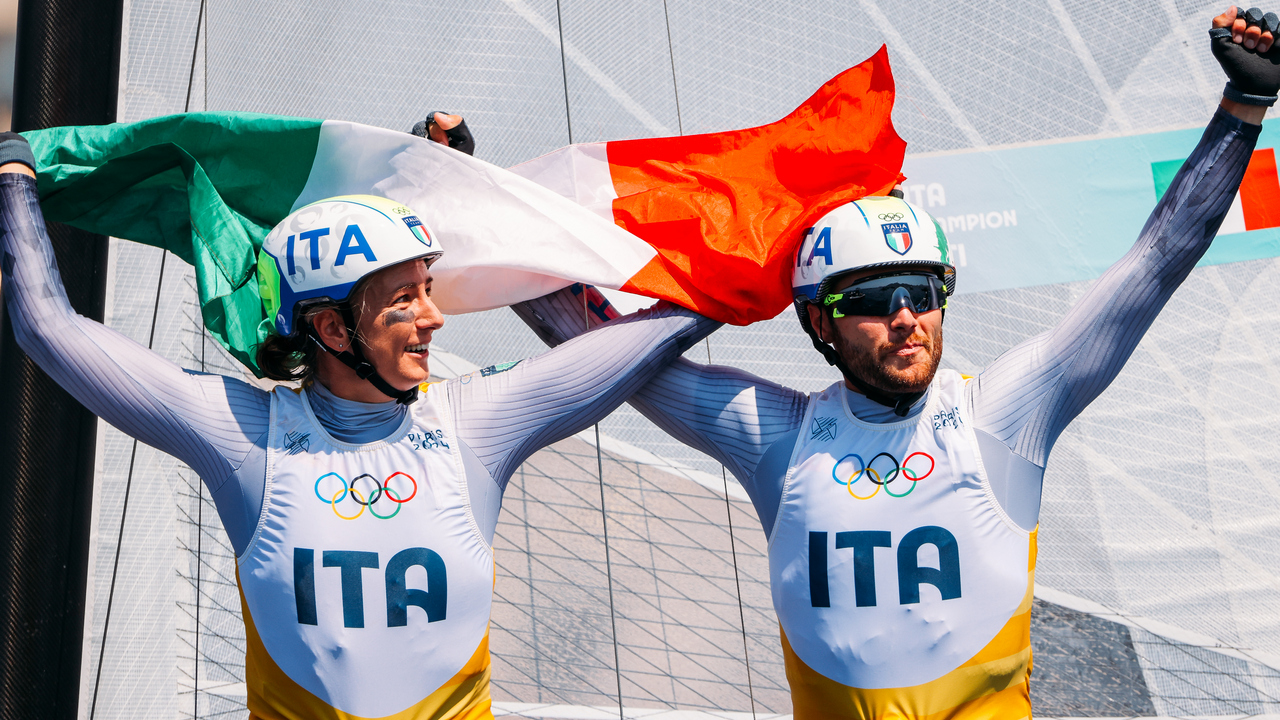 Tita and Banti make history: triumph in the Nacra 17 securing Italia Team's 10th gold at Paris 2024