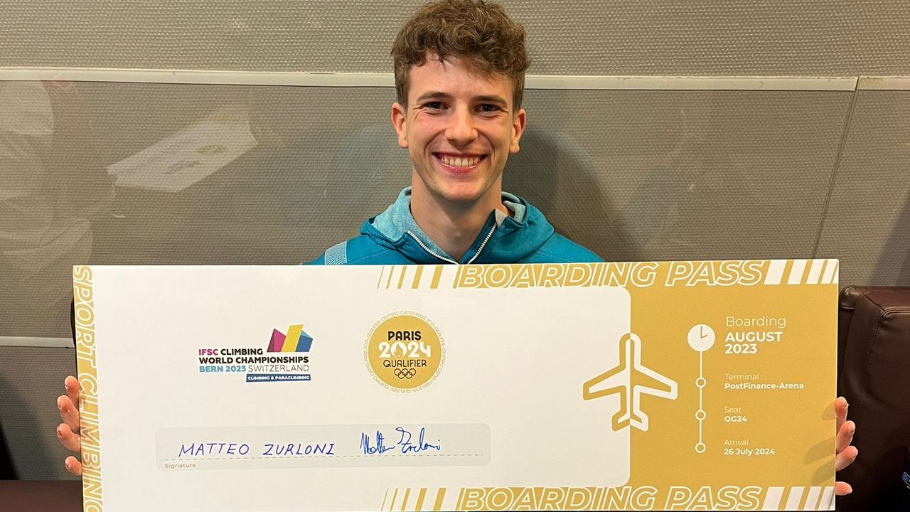 World Championships in Bern: Matteo Zurloni wins gold in speed and gains pass for Paris 2024